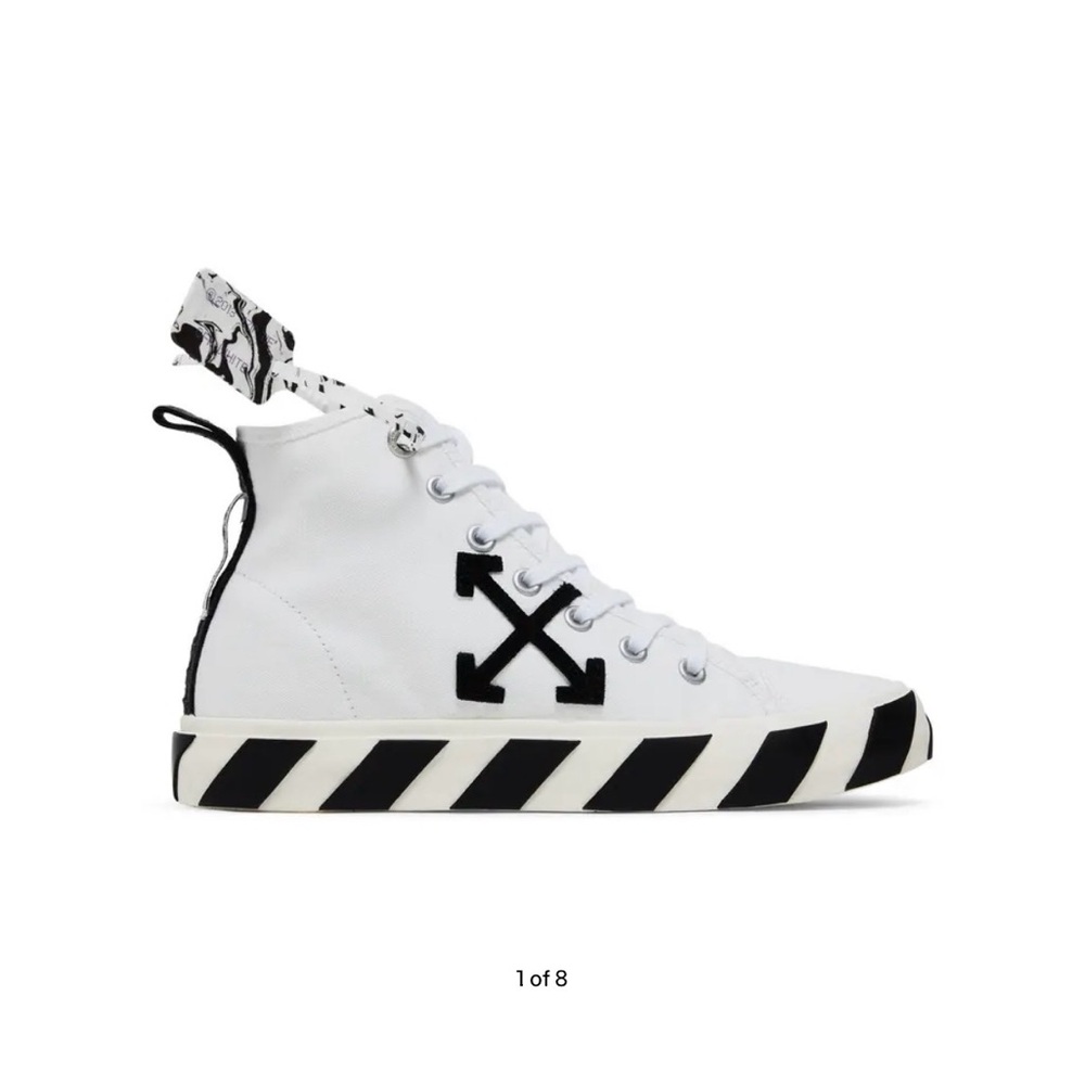 Off-White Vulc Sneaker Mid “White” High Top Sneakers | EU 40🤍